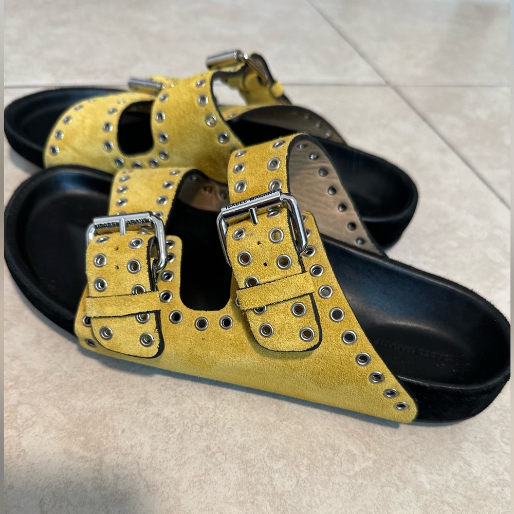 Isabel Marant Lennyo Buckle Sandals - Picture 2 of 4